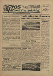 Strona tytułowa pierwszego numeru czasopisma